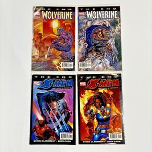 Marvel Comics The End X-Men Wolverine Book Lot X-Men #1, 2 Wolverine #2,3